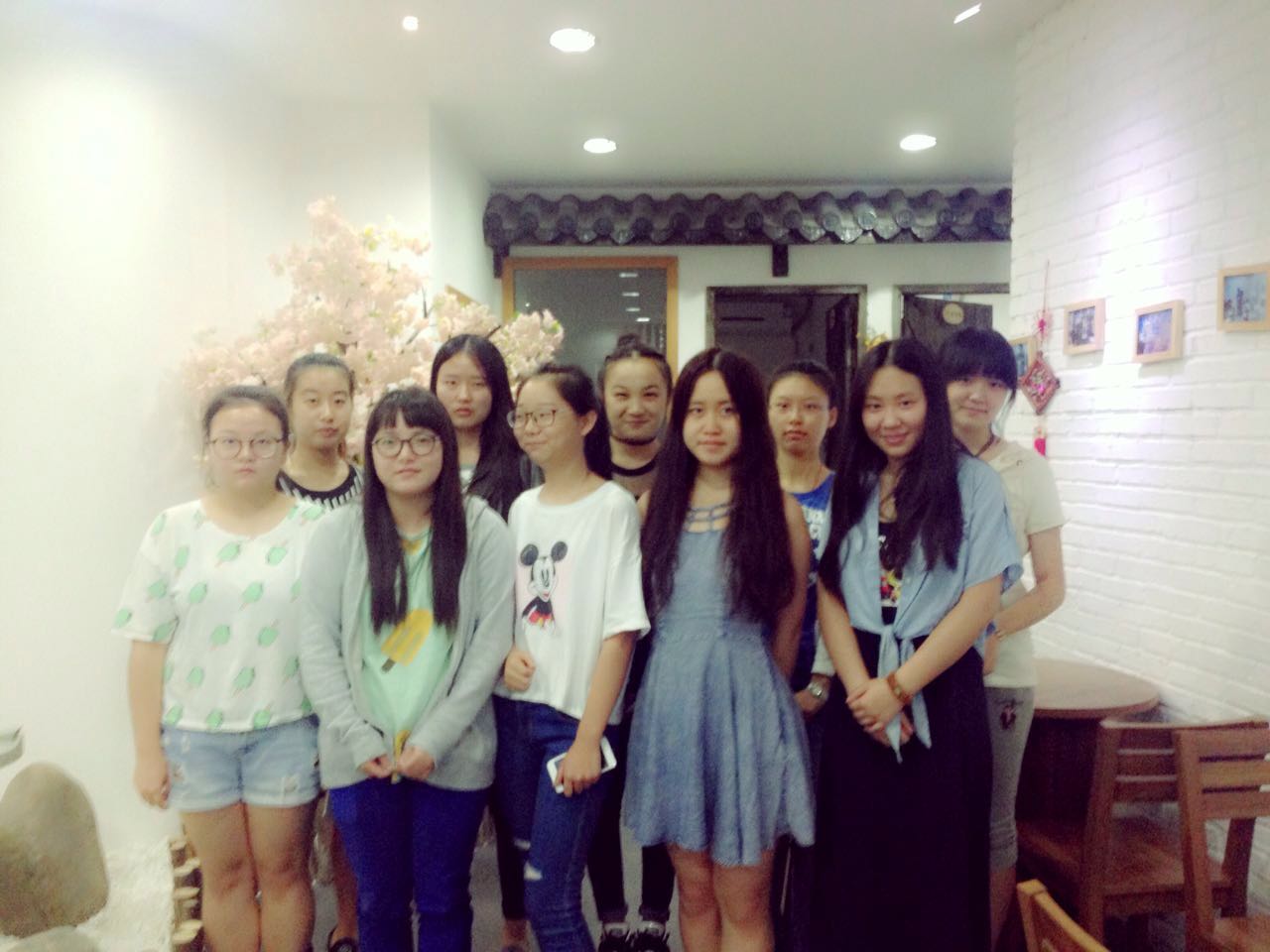  韓語初級班畢業(yè)照